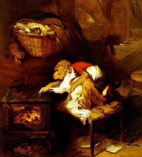 Sir Edwin Landseer The Cat's Paw China oil painting art